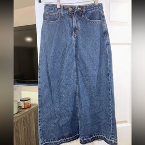 BDG Urban Outfitters maxi denim skirt
